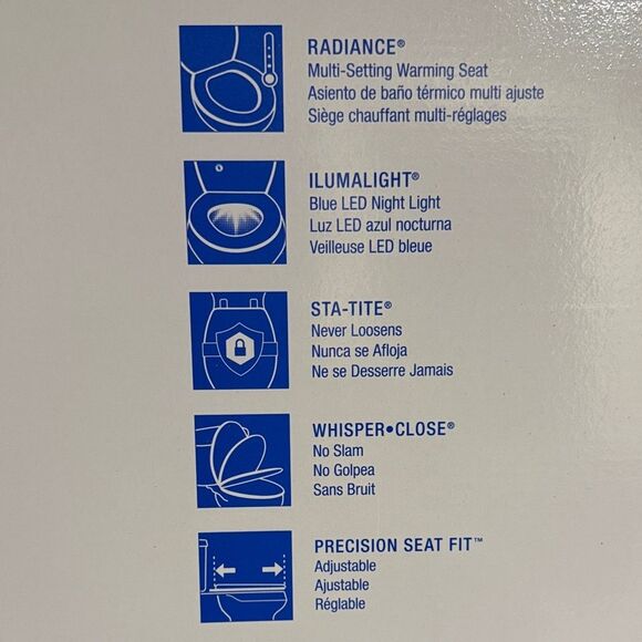 BEMIS Radiance heated night light seat - Picture 2 of 6